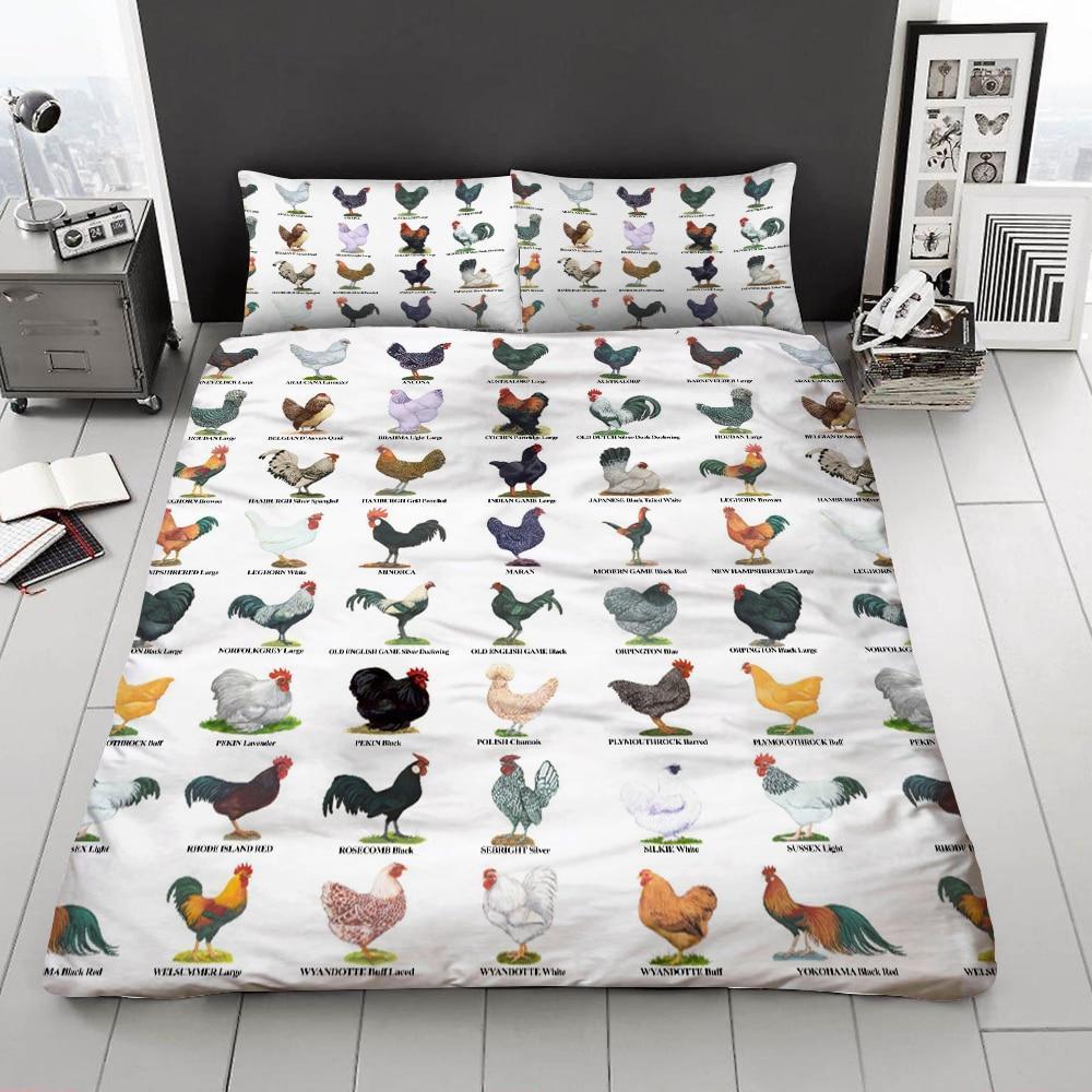 Chickens Bedding Set Chickens Bedding Set