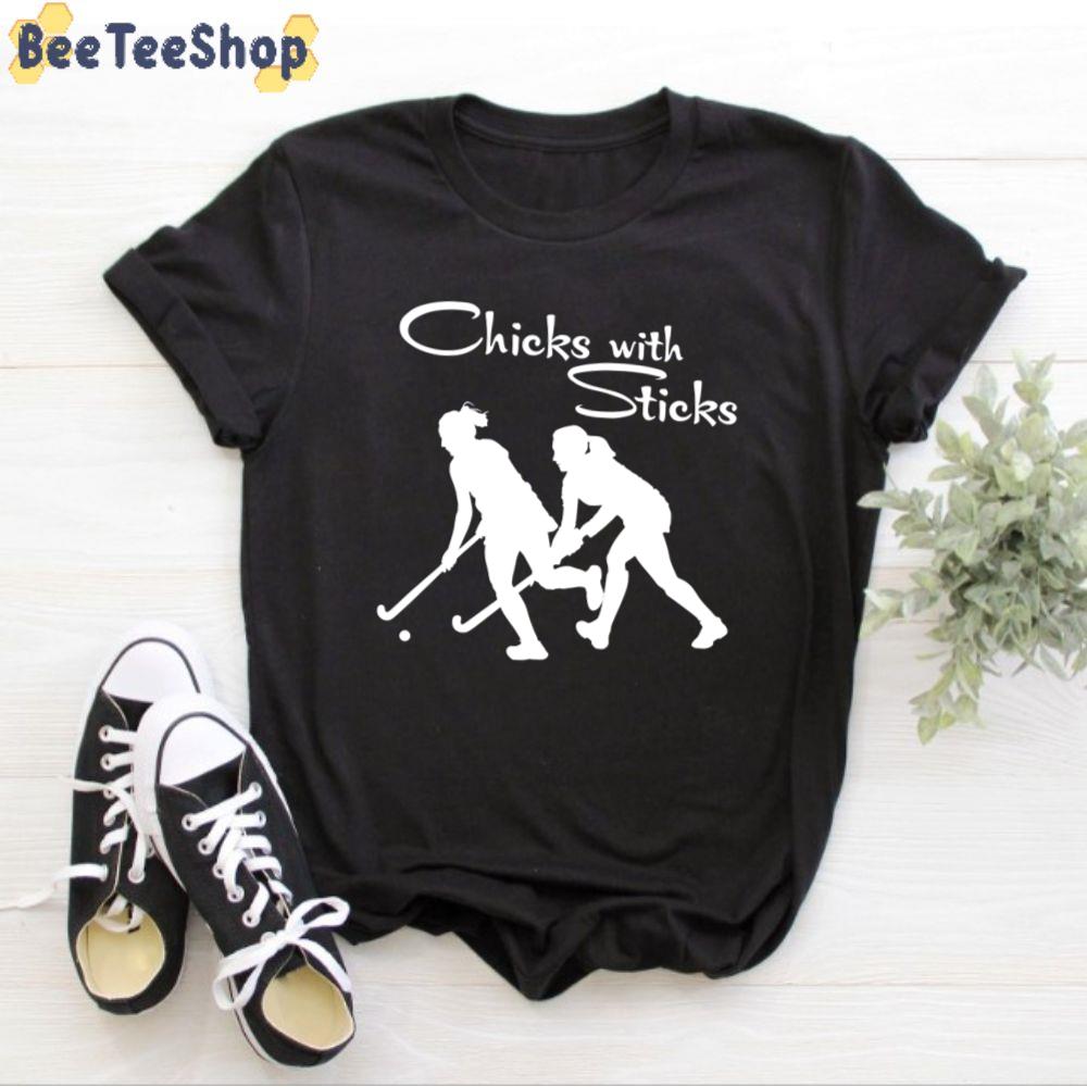 Chicks With Field Hockey Unisex T-Shirt Chicks With Field Hockey Unisex T-Shirt