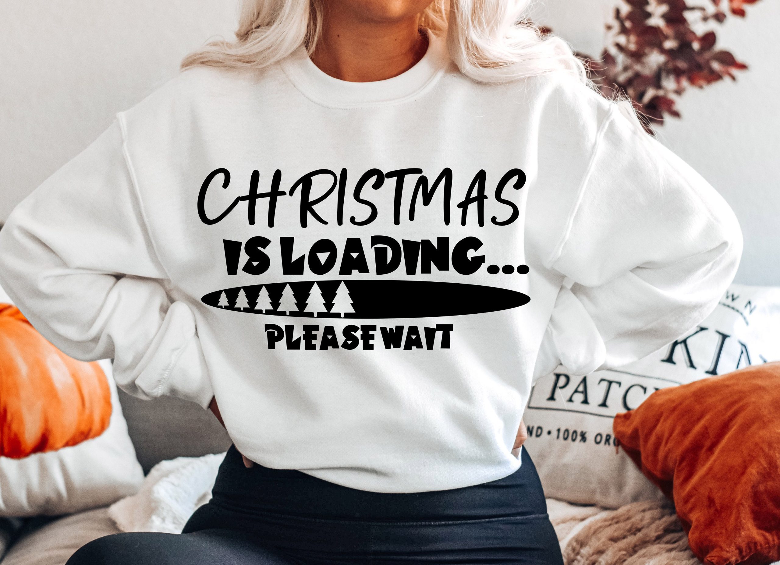 Christmas Is Loading Please Wait Unisex Sweatshirt Christmas Is Loading Please Wait Unisex Sweatshirt