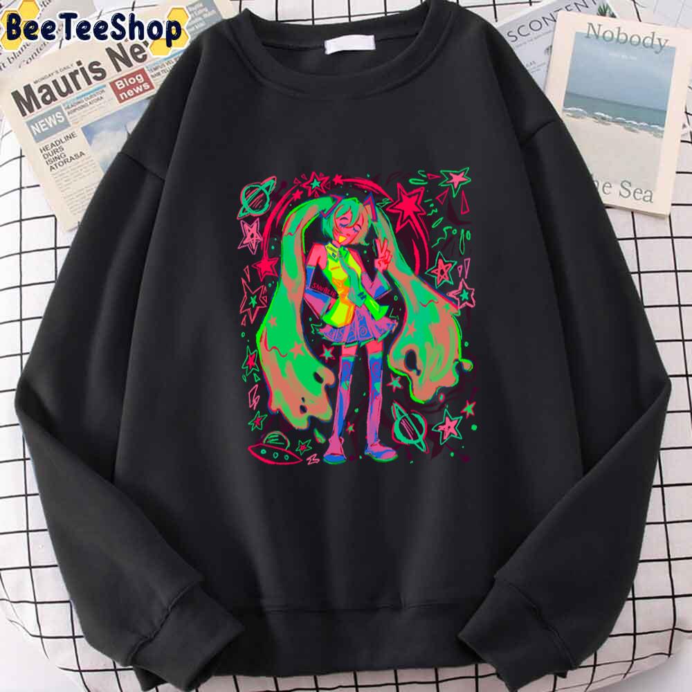 Color Style Hatsune Miku Unisex Sweatshirt Color Style Hatsune Miku Unisex Sweatshirt