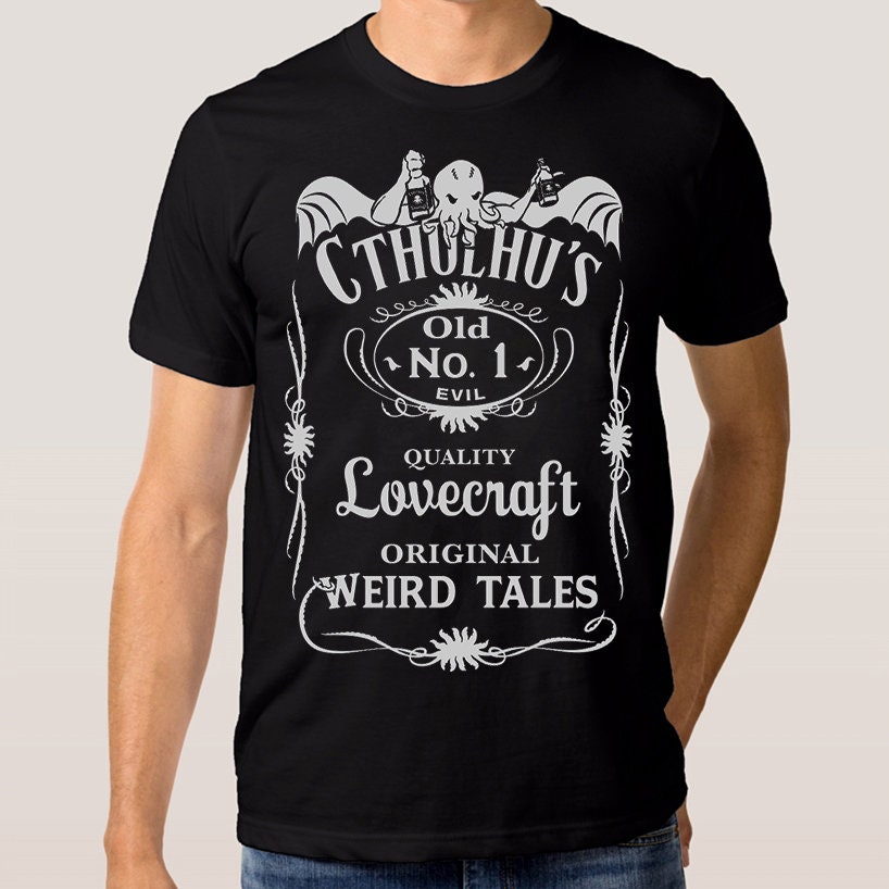 Cthulhu H P Lovecraft Weird Tales T-Shirt Cthulhu H P Lovecraft Weird Tales T-Shirt