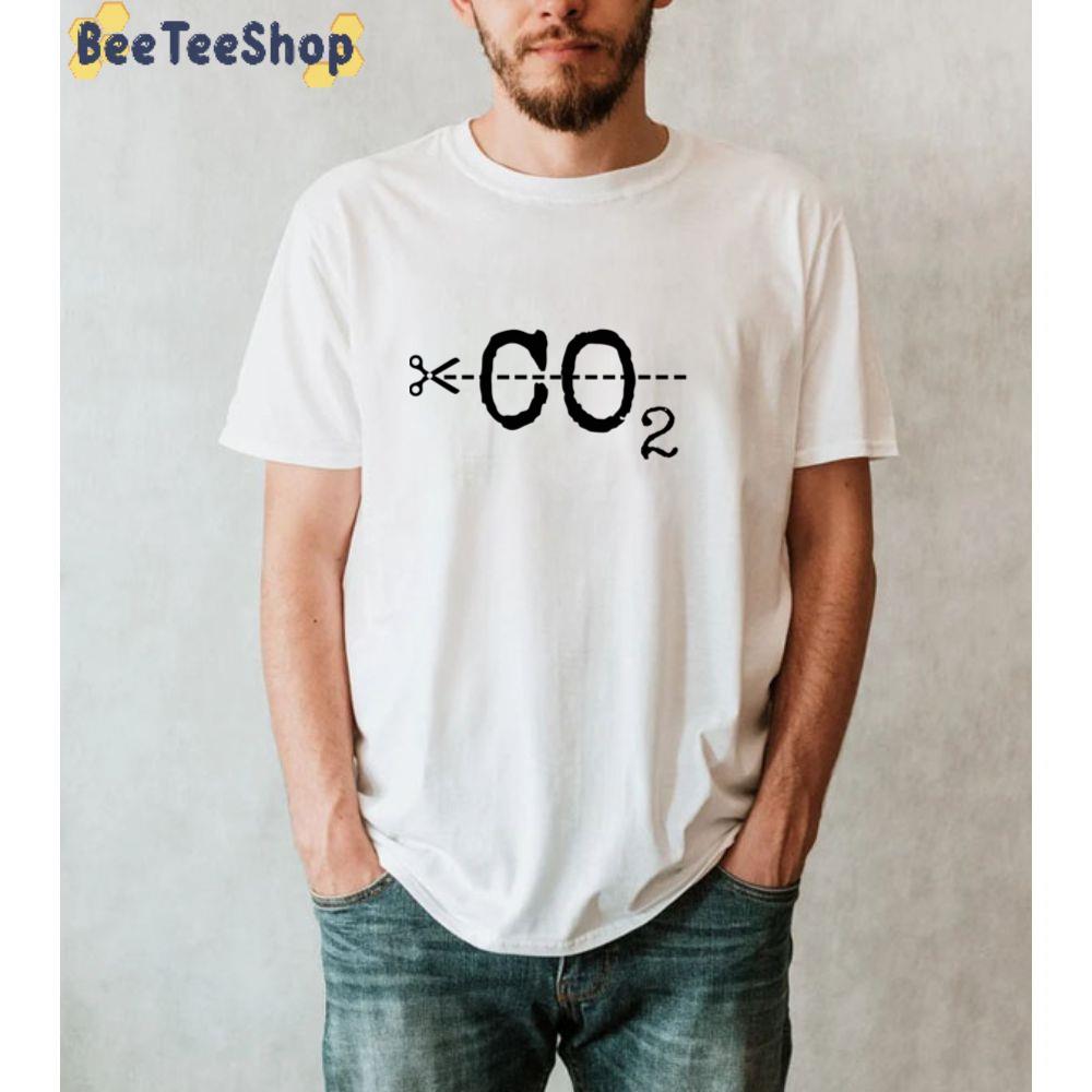 Cut Co2 Climate Change Unisex T-Shirt Cut Co2 Climate Change Unisex T-Shirt