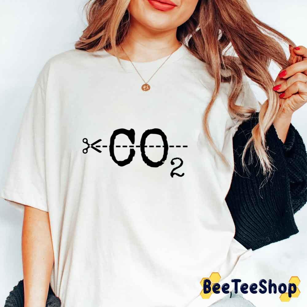 Cut Co2 Climate Change Unisex T-Shirt Cut Co2 Climate Change Unisex T-Shirt