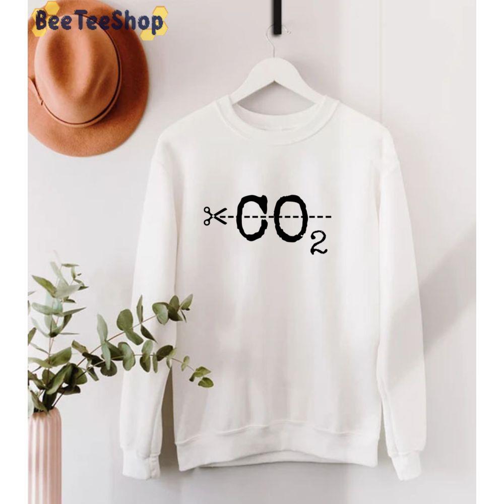 Cut Co2 Climate Change Unisex T-Shirt Cut Co2 Climate Change Unisex T-Shirt