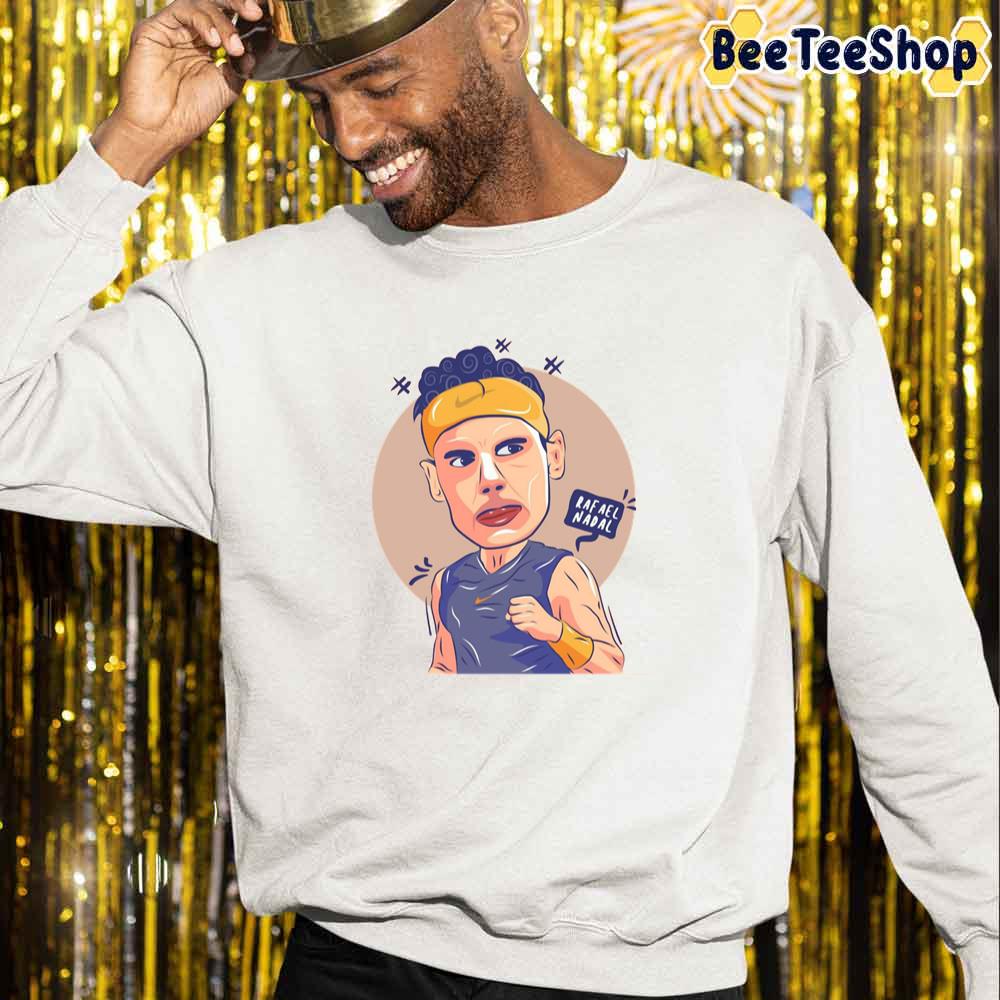 Cute Cartoon Style Rafael Nadal Tennis Player Unisex Sweatshirt Cute Cartoon Style Rafael Nadal Tennis Player Unisex Sweatshirt