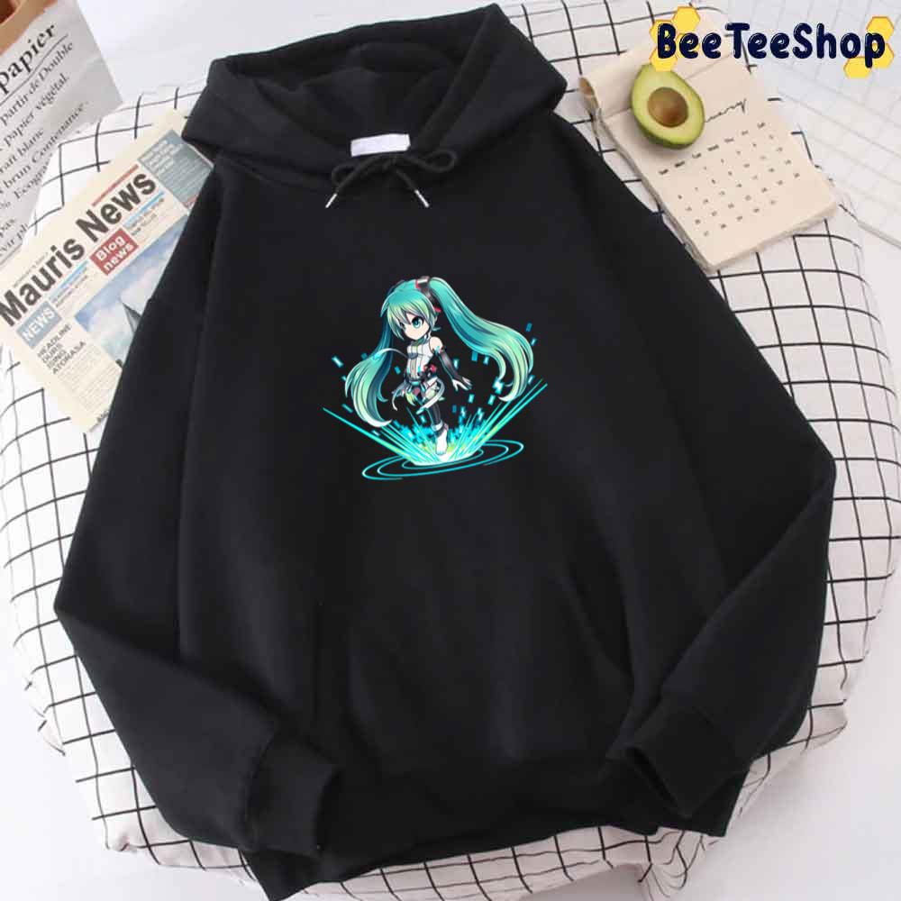 Cute Chibi Hatsune Miku Unisex Hoodie Cute Chibi Hatsune Miku Unisex Hoodie