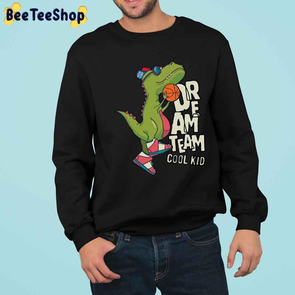 Cute Dinosaur Playing Basketball Unisex T-Shirt Cute Dinosaur Playing Basketball Unisex T-Shirt