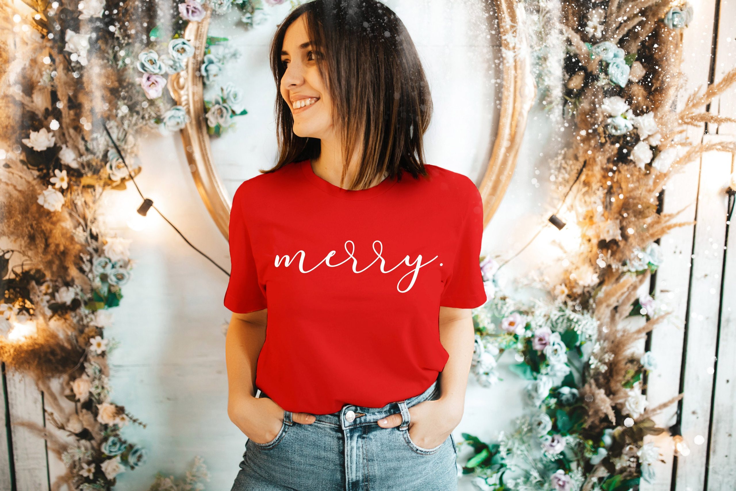 Cute Merry Christmas Unisex T-Shirt Cute Merry Christmas Unisex T-Shirt