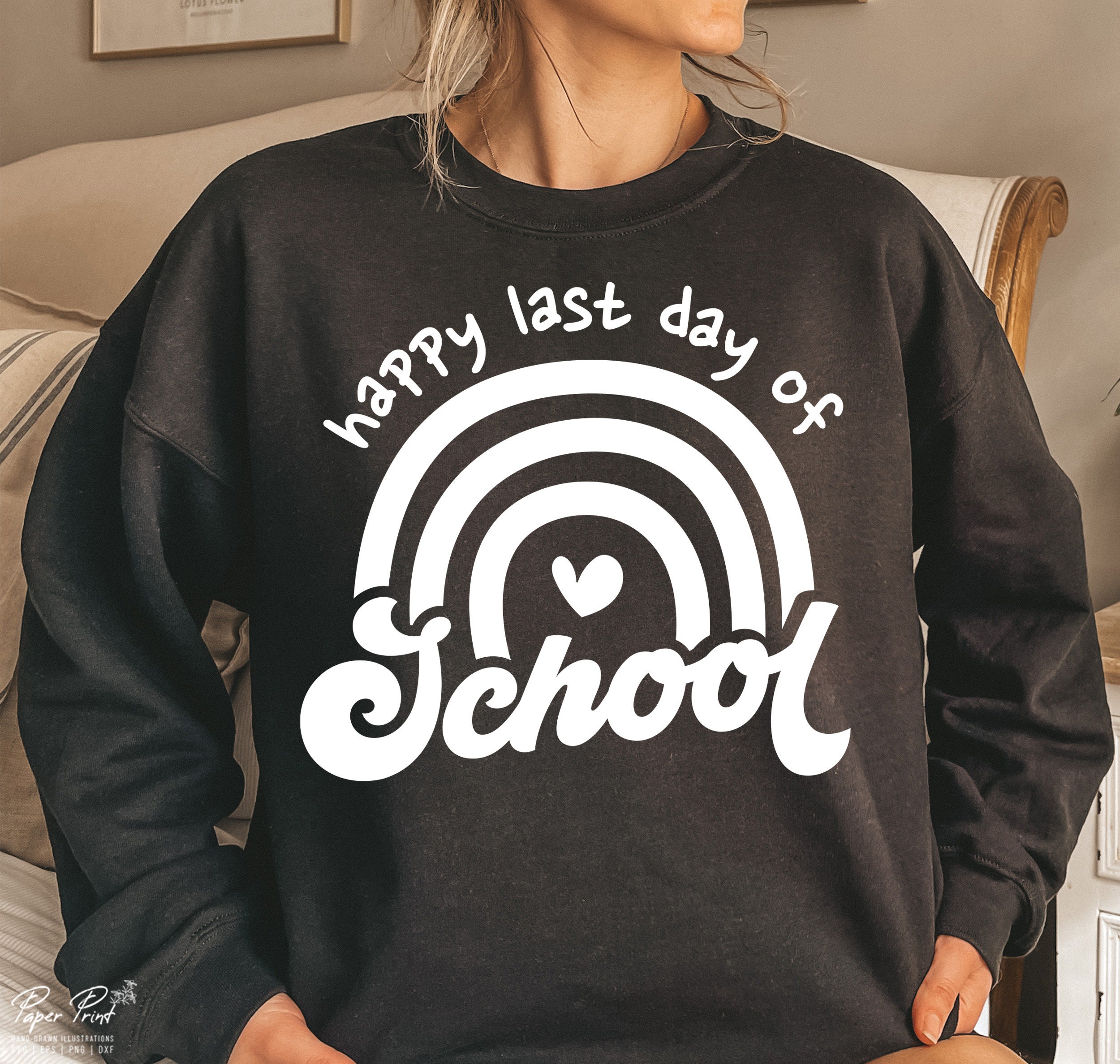 Cute Rainbow Happy Last Day Of School Graduation Day Unisex T-Shirt Cute Rainbow Happy Last Day Of School Graduation Day Unisex T-Shirt