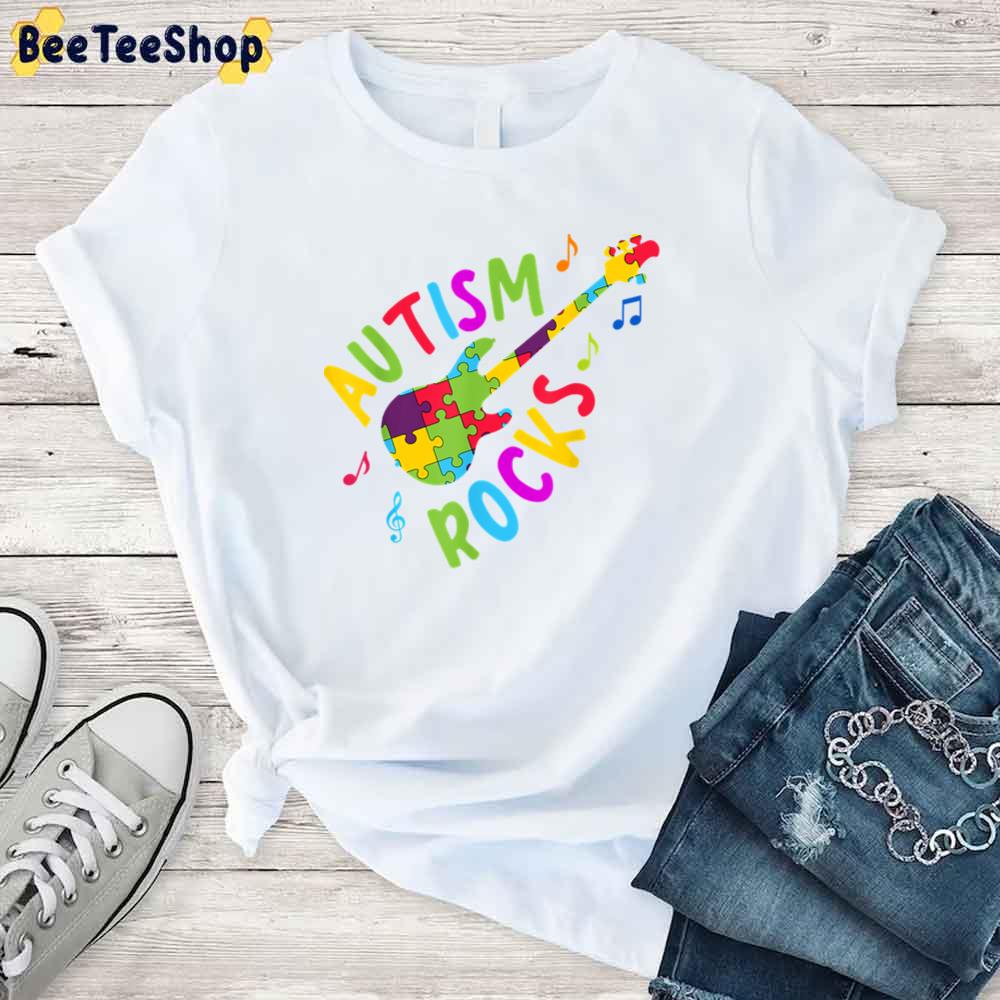 Cute Rocks Autism Awareness Unisex T-Shirt Cute Rocks Autism Awareness Unisex T-Shirt