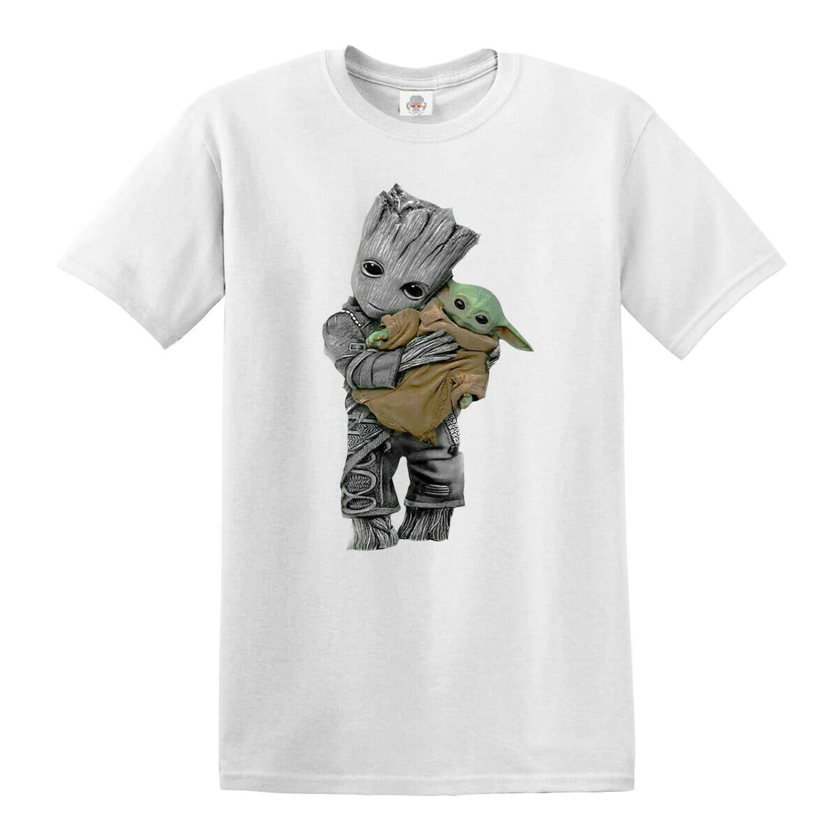 Cute Star Avenger Jedi Wars Baby Yoda Baby Groot Unisex T-Shirt Cute Star Avenger Jedi Wars Baby Yoda Baby Groot Unisex T-Shirt
