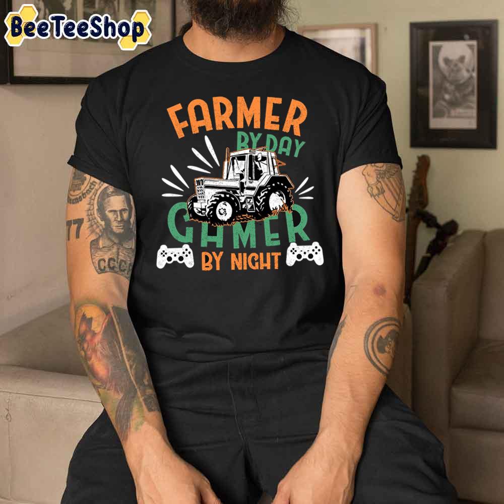 Dad By Day Gamer By Nightgift Unisex T-Shirt Dad By Day Gamer By Nightgift Unisex T-Shirt