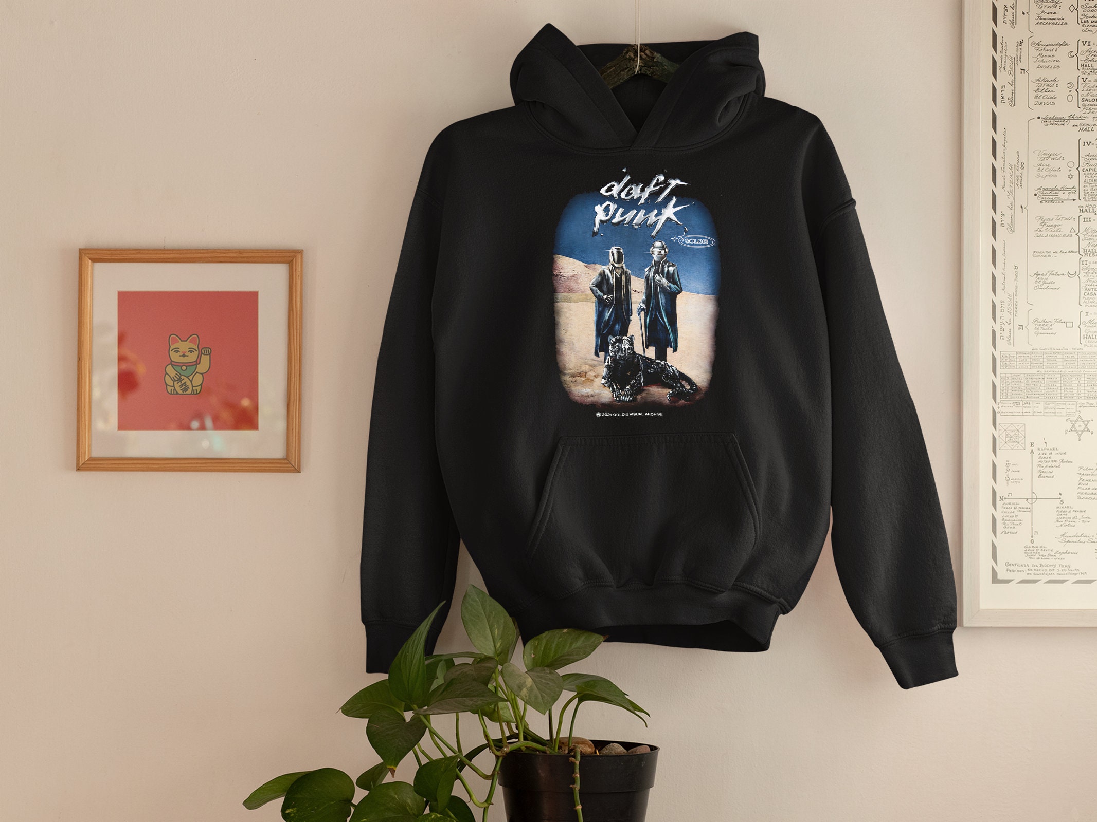 Daft Punk Bleached Pop Music Unisex Sweatshirt Daft Punk Bleached Pop Music Unisex Sweatshirt