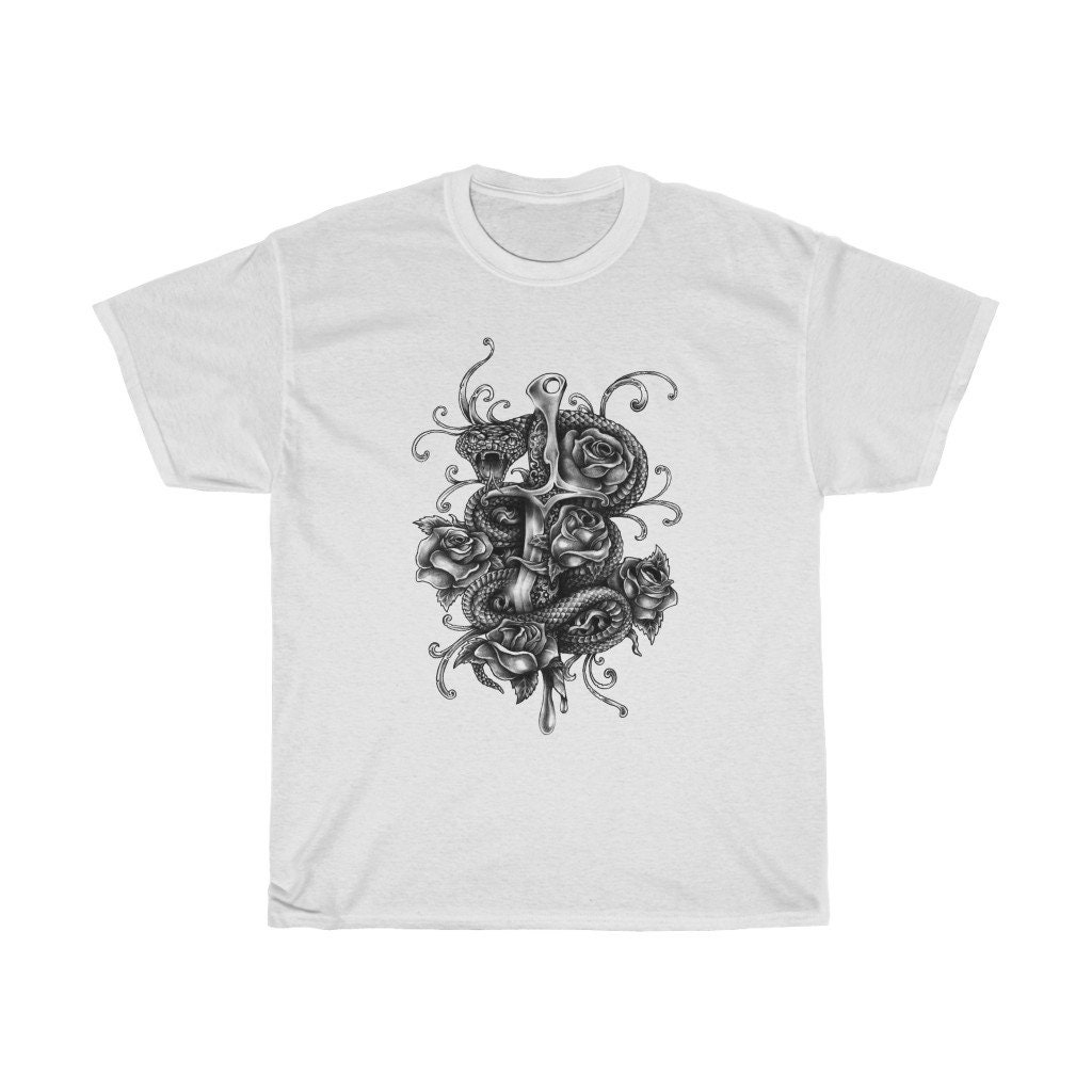 Dagger Snake Rose Unisex T-Shirt Dagger Snake Rose Unisex T-Shirt