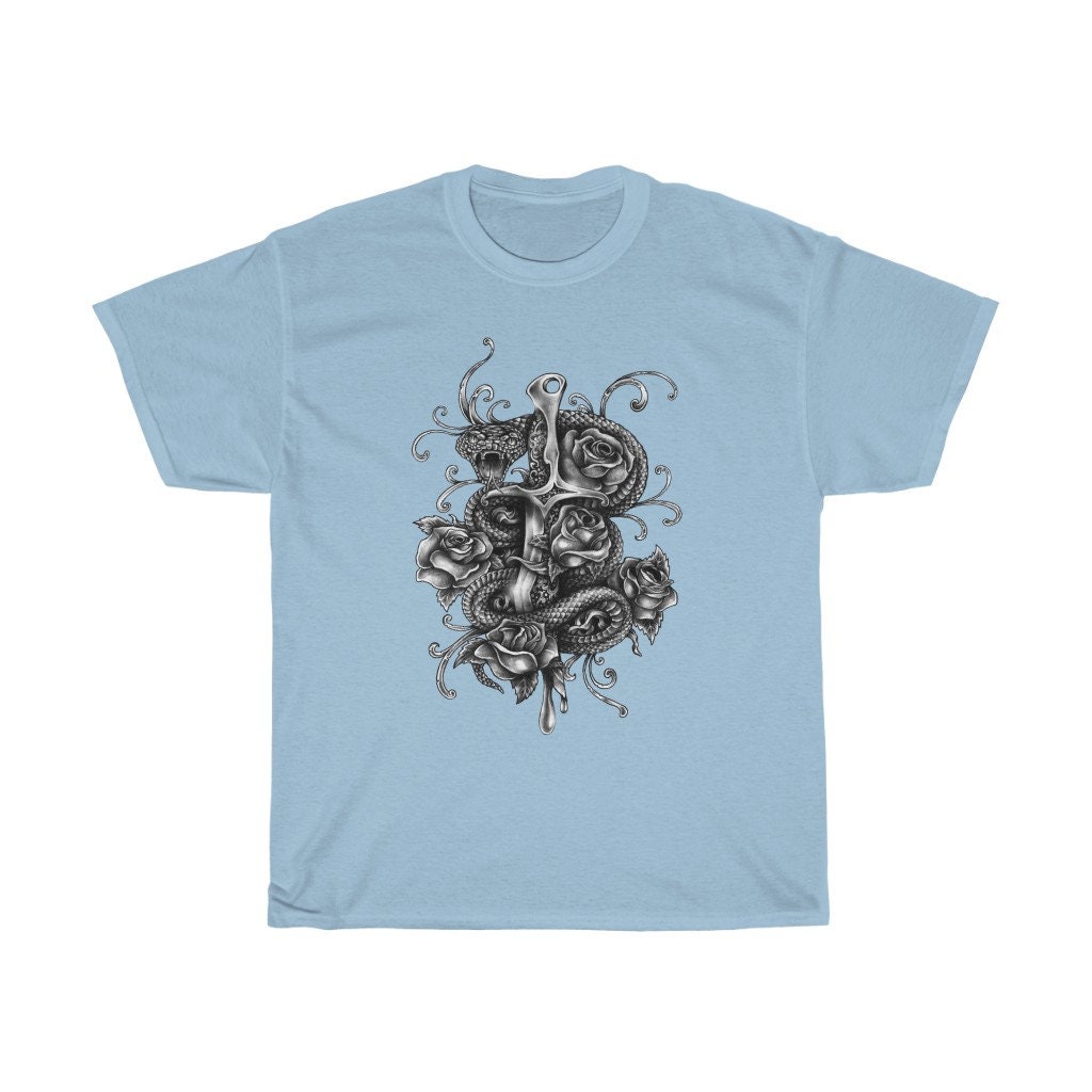 Dagger Snake Rose Unisex T-Shirt Dagger Snake Rose Unisex T-Shirt