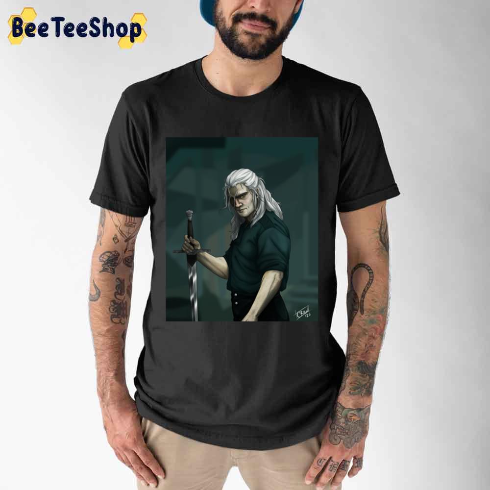 Dark Style Geralt Of Rivia The Witcher Unisex T-Shirt Dark Style Geralt Of Rivia The Witcher Unisex T-Shirt