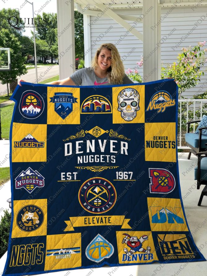 Denver Nuggets Quilt Blanket Denver Nuggets Quilt Blanket