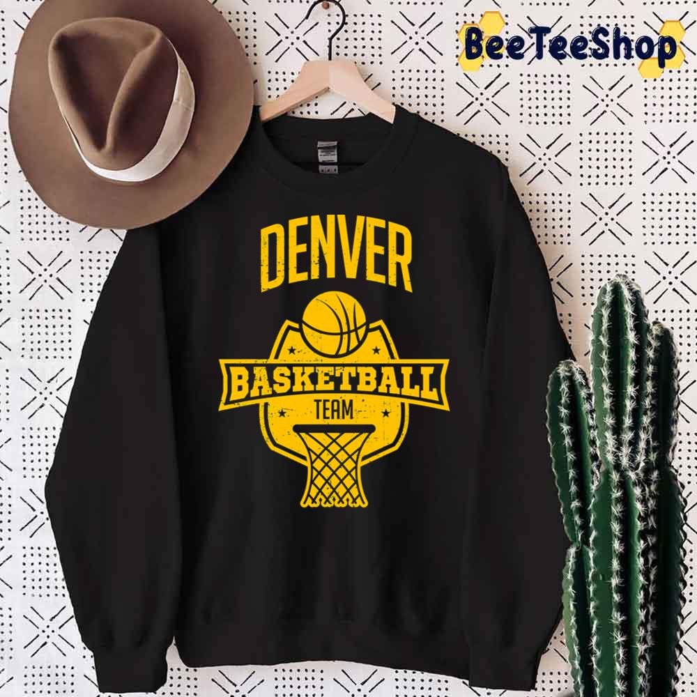 Denver Team Inspired Denver Nuggets Basketball Unisex T-Shirt Denver Team Inspired Denver Nuggets Basketball Unisex T-Shirt