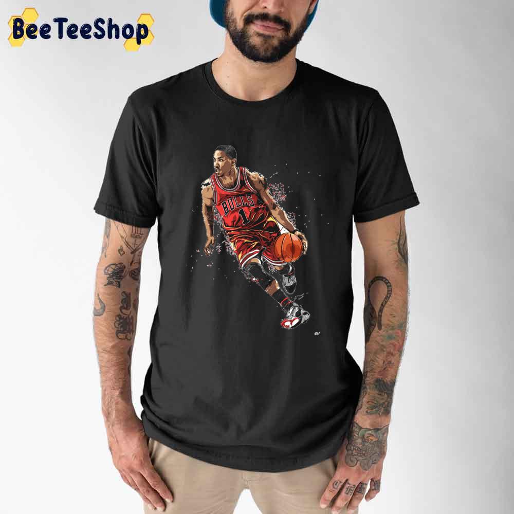 Digital Design Derrick Rose Basketball Sport Unisex T-Shirt Digital Design Derrick Rose Basketball Sport Unisex T-Shirt