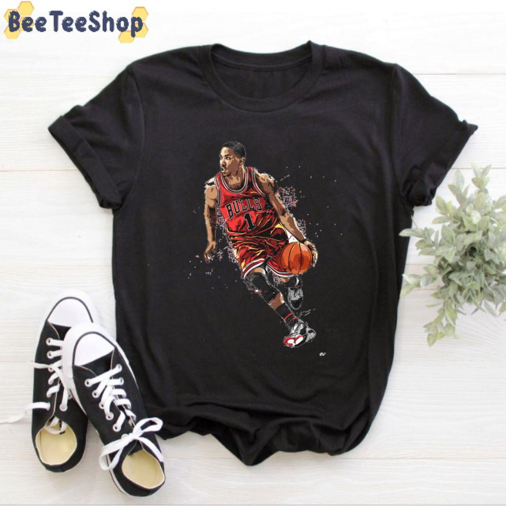 Digital Design Derrick Rose Basketball Sport Unisex T-Shirt Digital Design Derrick Rose Basketball Sport Unisex T-Shirt