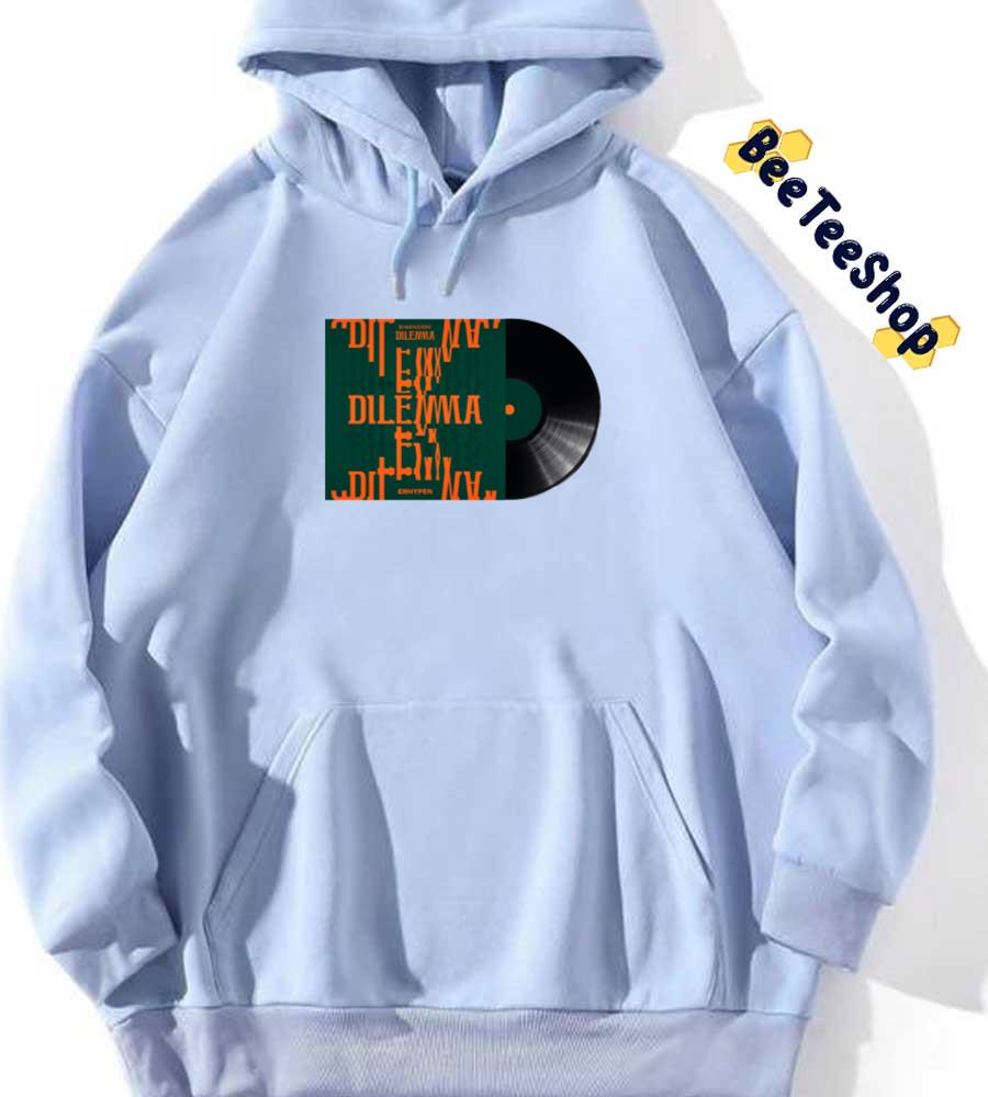 Dilemma Vinyl Enhypen Kpop Unisex Hoodie Dilemma Vinyl Enhypen Kpop Unisex Hoodie