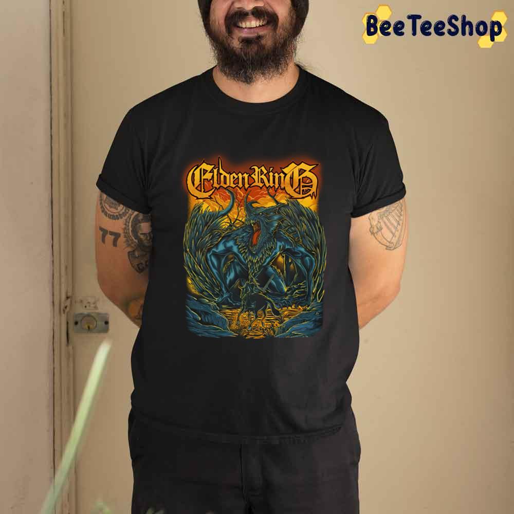 Dragon Art Elden Ring Games Unisex T-Shirt Dragon Art Elden Ring Games Unisex T-Shirt