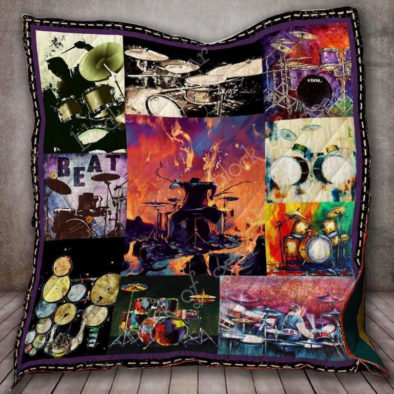 Drummer Beat Quilt Blanket Drummer Beat Quilt Blanket