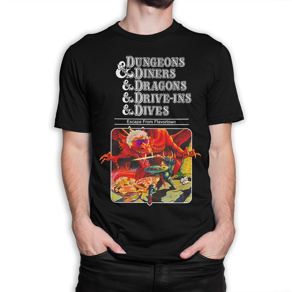 Dungeons Diners Dragons Drive-Ins Dives T-Shirt Dungeons Diners Dragons Drive-Ins Dives T-Shirt