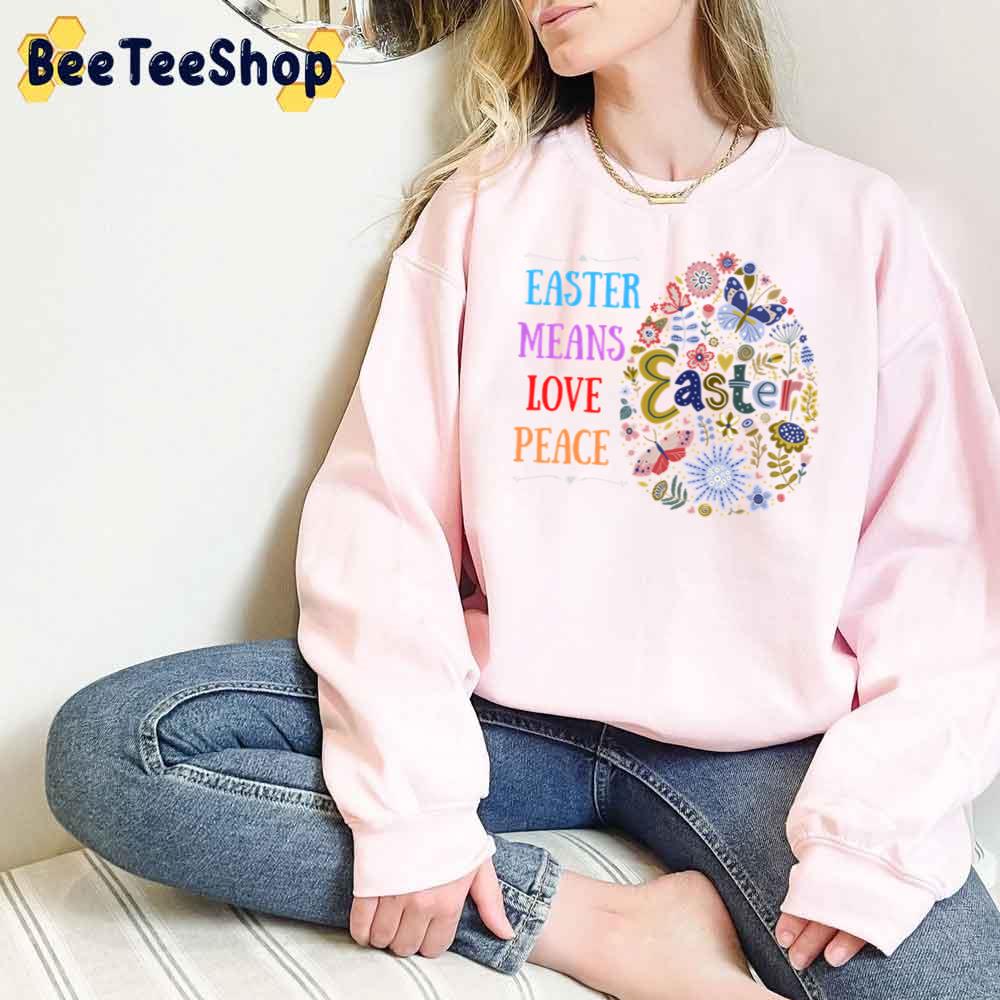 Easter Means Love Leace Unisex T-Shirt Easter Means Love Leace Unisex T-Shirt