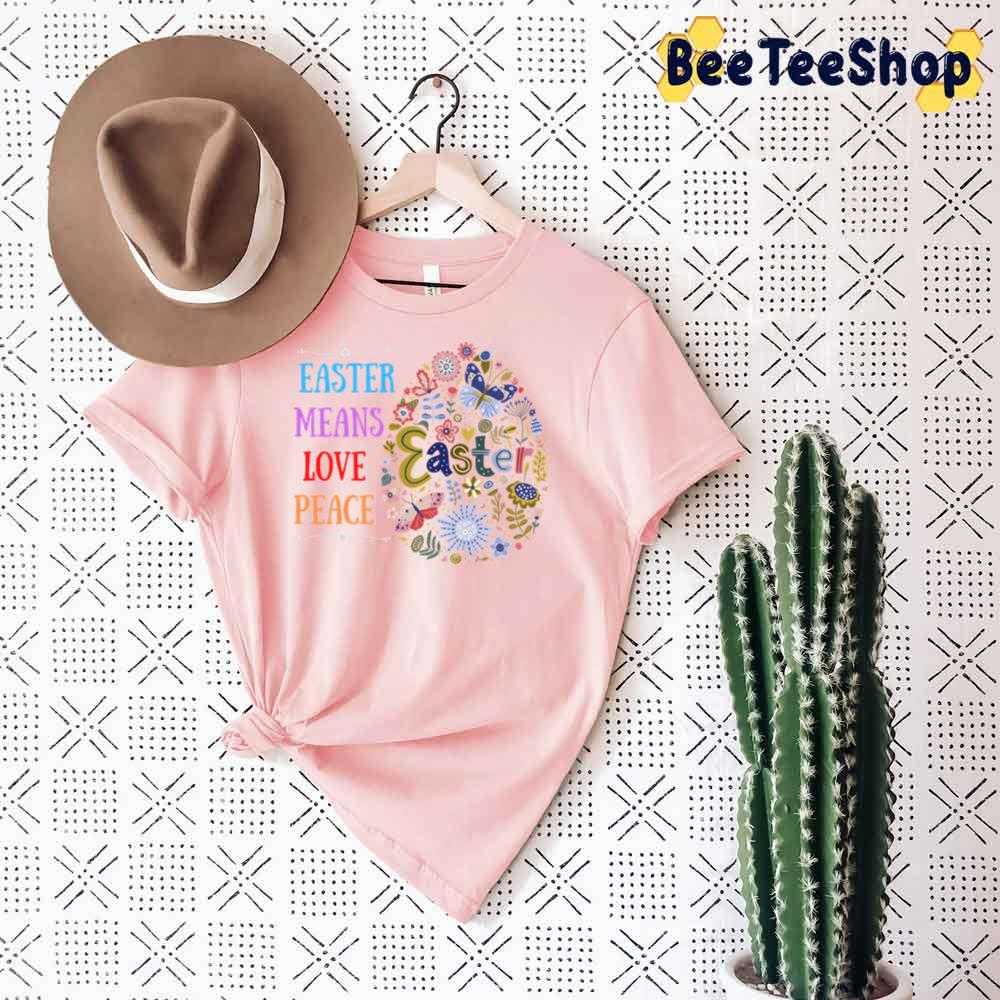 Easter Means Love Leace Unisex T-Shirt Easter Means Love Leace Unisex T-Shirt