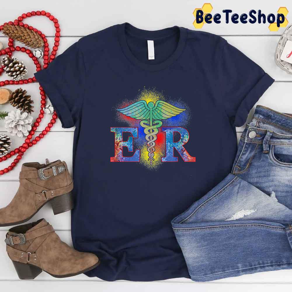 Er Nurse Illustration Design Emergency Nurses Day Nursing Unisex T-Shirt Er Nurse Illustration Design Emergency Nurses Day Nursing Unisex T-Shirt