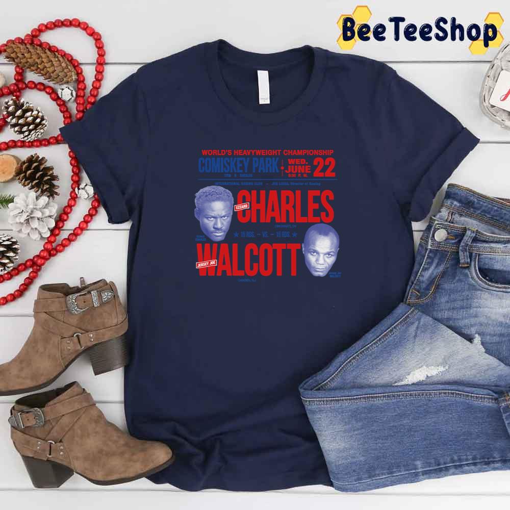 Ezzard Charles Vs Jersey Joe Walcott Boxing Unisex T-Shirt Ezzard Charles Vs Jersey Joe Walcott Boxing Unisex T-Shirt