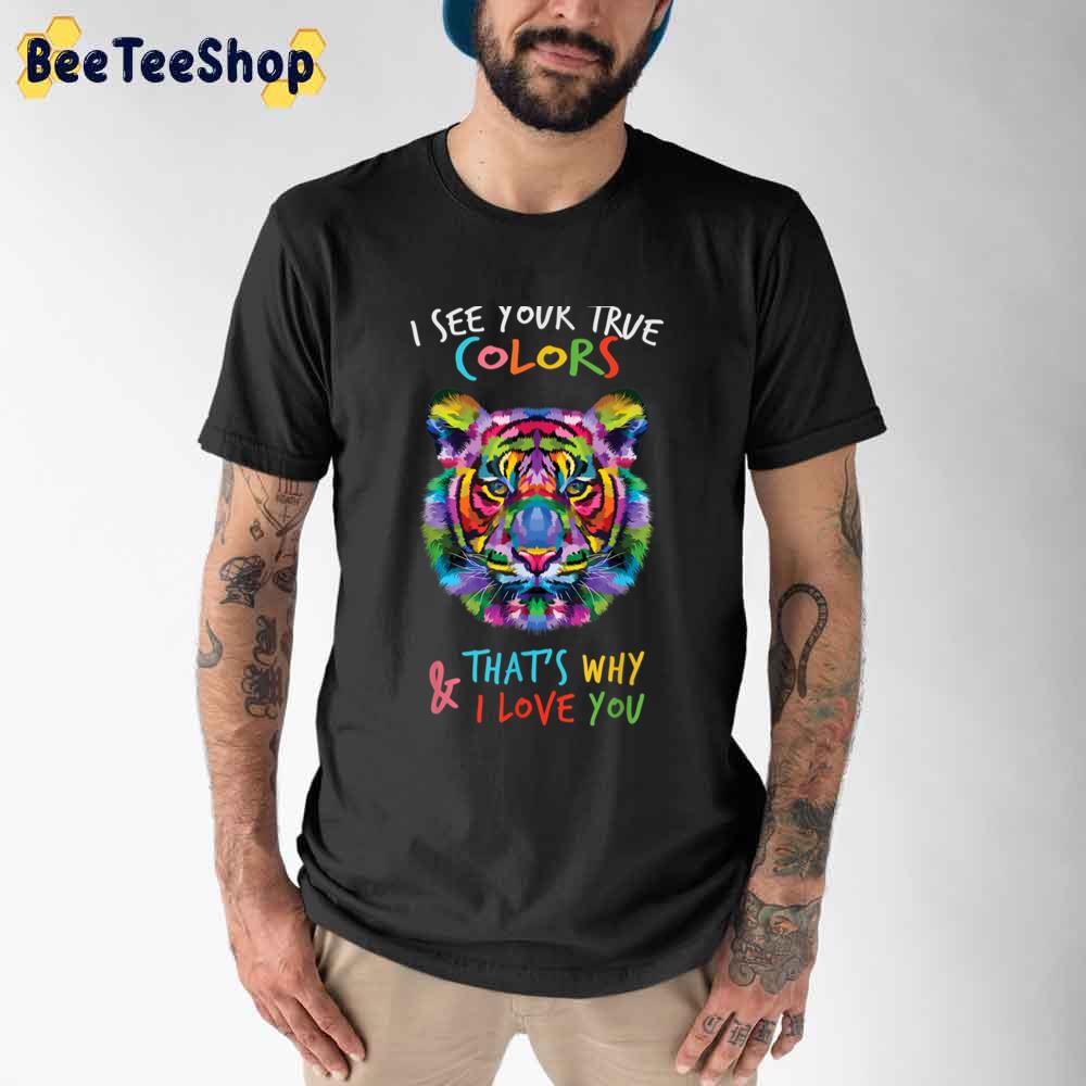 Fathering It's Ok To Be Different Tiger Autism Awareness Unisex T-Shirt Fathering It's Ok To Be Different Tiger Autism Awareness Unisex T-Shirt