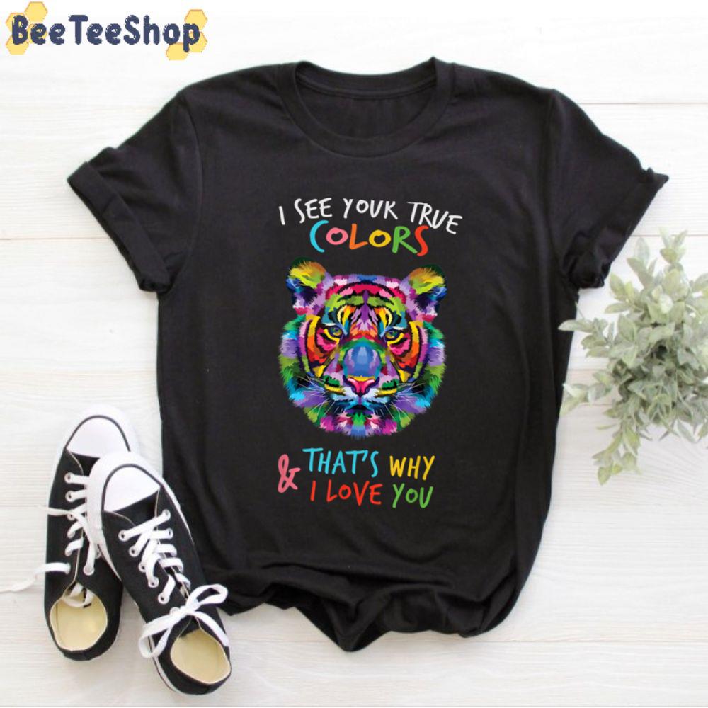Fathering It's Ok To Be Different Tiger Autism Awareness Unisex T-Shirt Fathering It's Ok To Be Different Tiger Autism Awareness Unisex T-Shirt