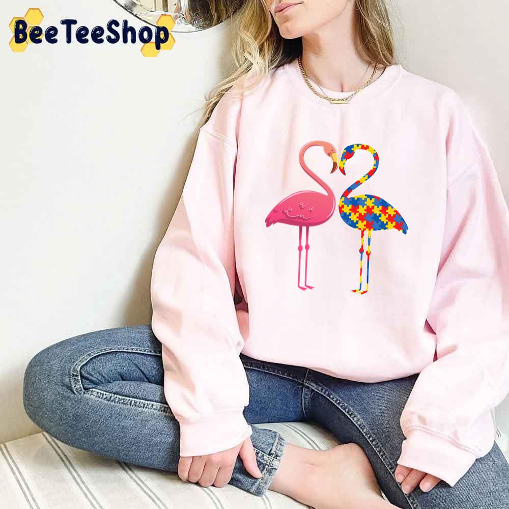 Flamingo Autism Awareness Unisex T-Shirt Flamingo Autism Awareness Unisex T-Shirt