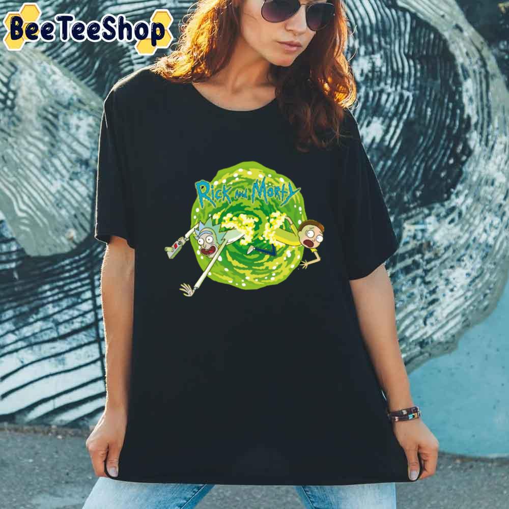 Flying Rick And Morty unisex T-Shirt Flying Rick And Morty unisex T-Shirt