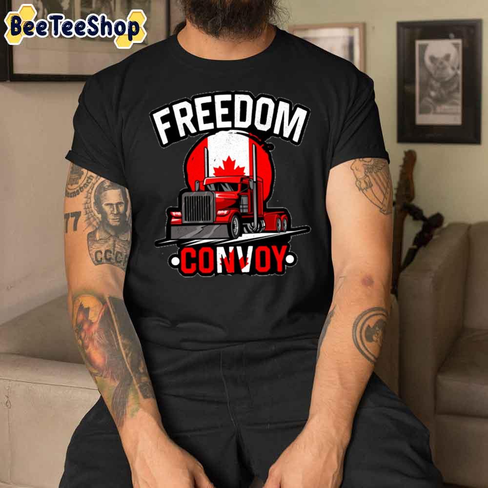 Freedom Convoy Trucker Unisex T-Shirt Freedom Convoy Trucker Unisex T-Shirt