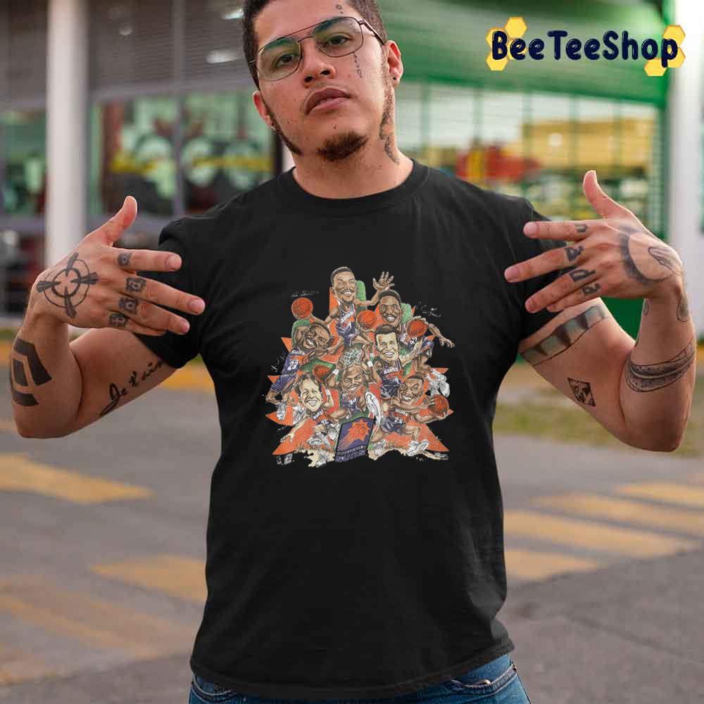 Funny 94 Caricature Phoenix Suns Basketball Unisex T-Shirt Funny 94 Caricature Phoenix Suns Basketball Unisex T-Shirt
