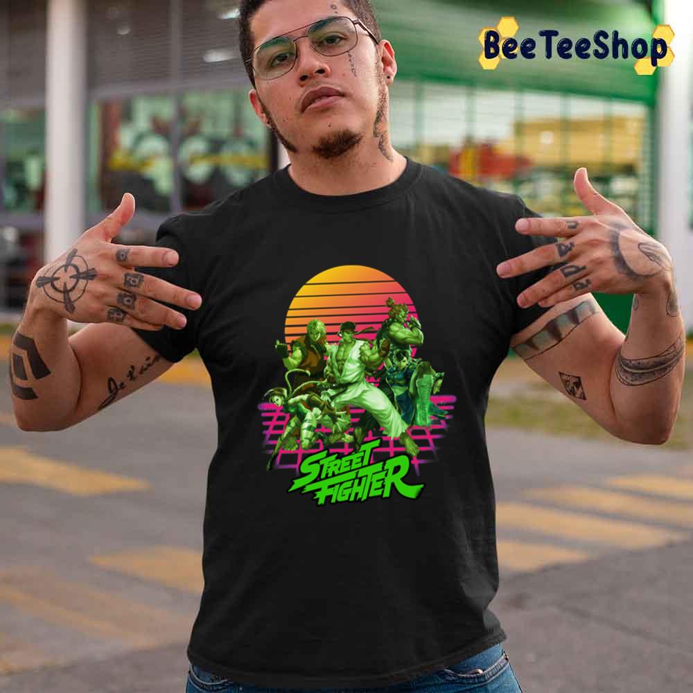 Funny Art Street Fighter Game Unisex T-Shirt Funny Art Street Fighter Game Unisex T-Shirt
