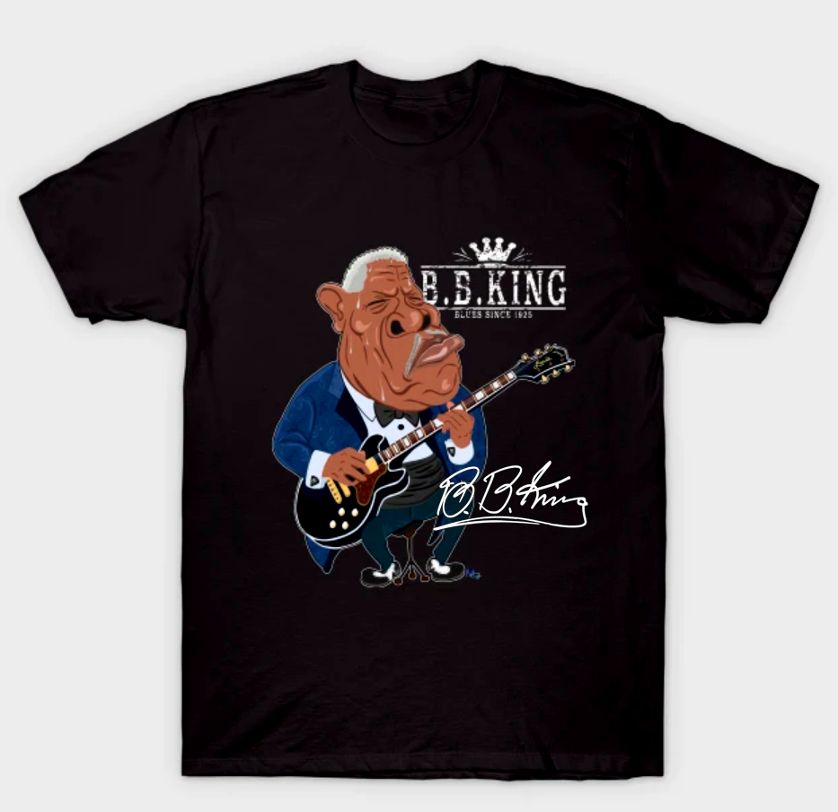 Funny Cartoon B.B King Funny 1925 Unisex T-Shirt Funny Cartoon B.B King Funny 1925 Unisex T-Shirt