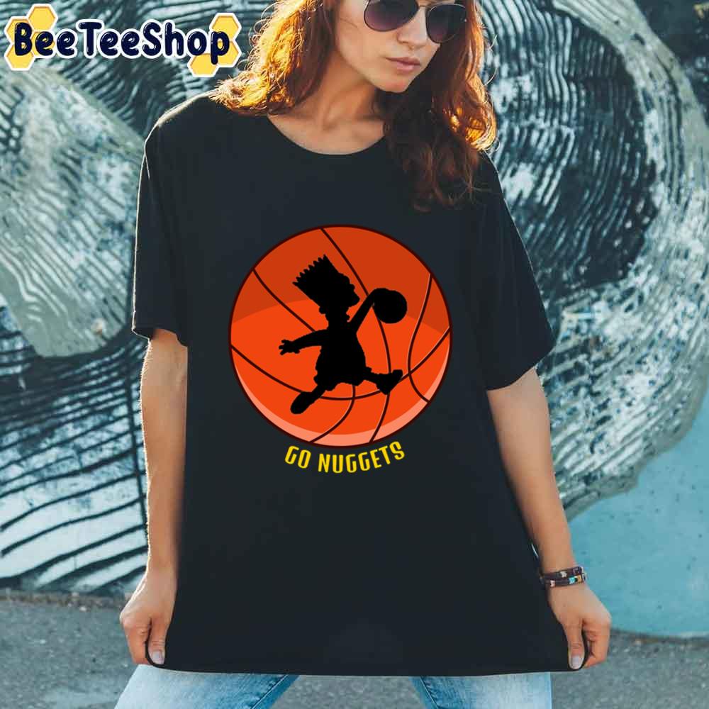 Funny Cartoon Denver Nuggets Basketball Unisex T-Shirt Funny Cartoon Denver Nuggets Basketball Unisex T-Shirt