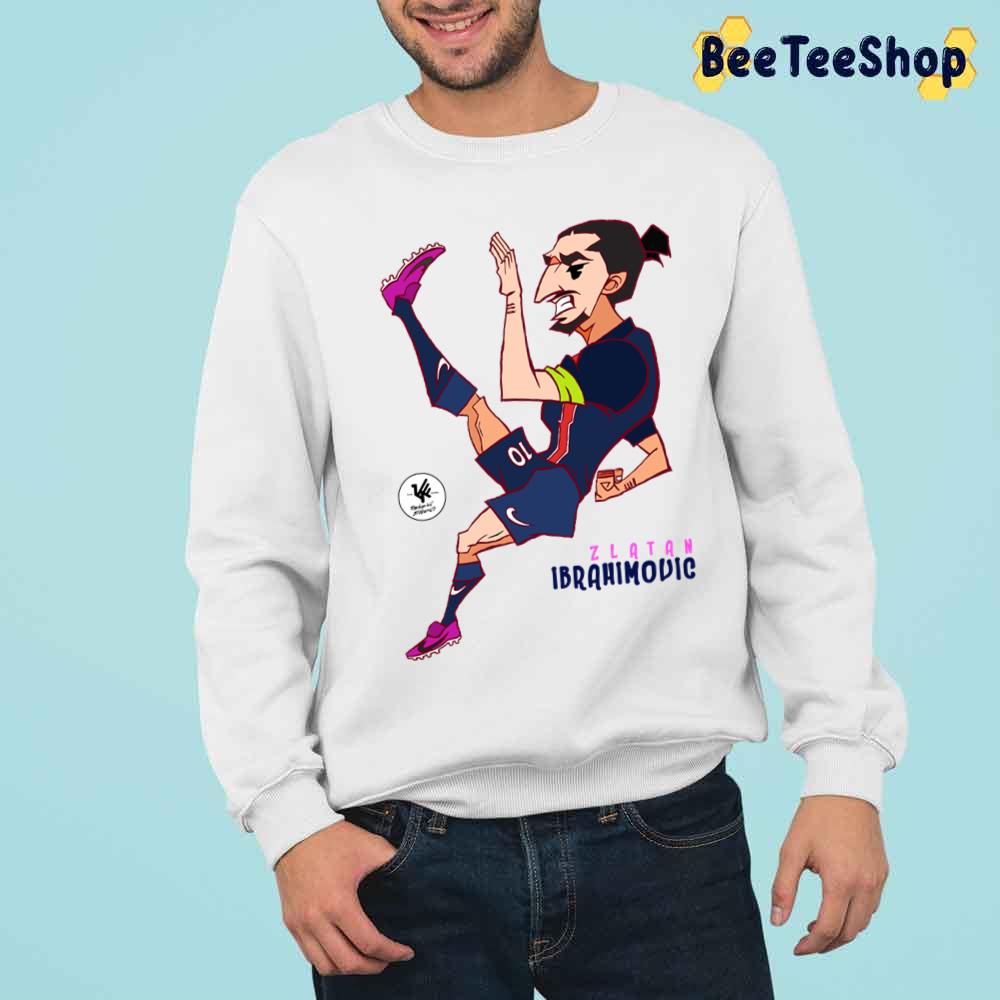 Funny Cartoon Style Zlatan Ibrahimovic Football Unisex T-Shirt Funny Cartoon Style Zlatan Ibrahimovic Football Unisex T-Shirt