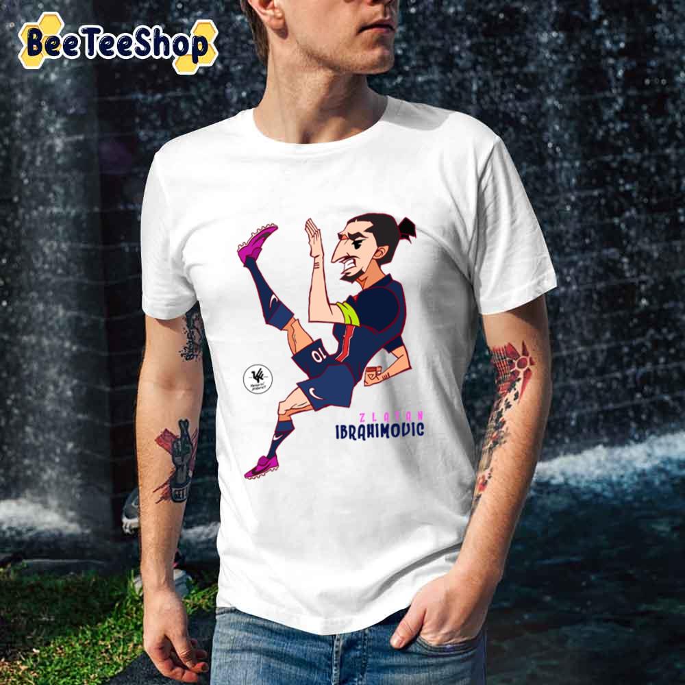 Funny Cartoon Style Zlatan Ibrahimovic Football Unisex T-Shirt Funny Cartoon Style Zlatan Ibrahimovic Football Unisex T-Shirt