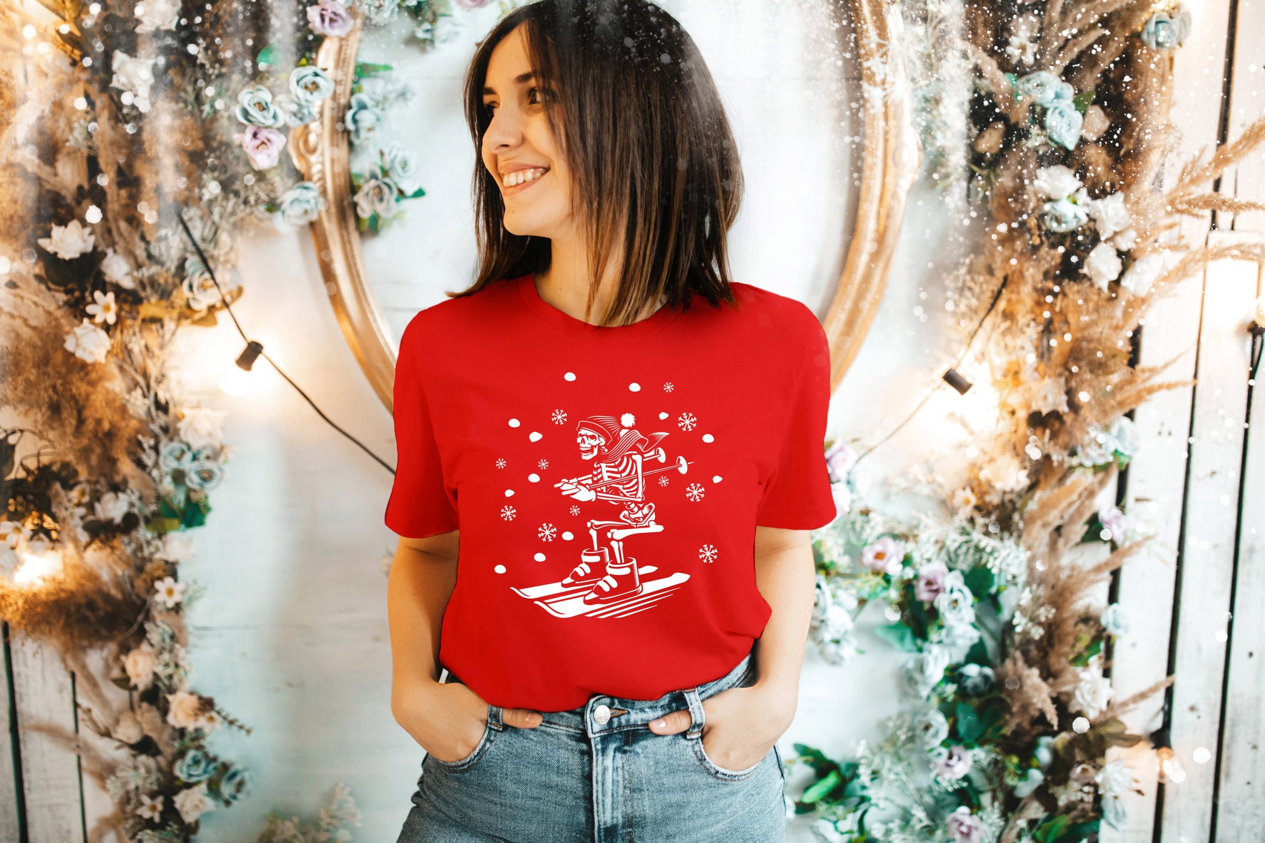 Funny Chrtismas Skateboard Skeleton Unisex Sweatshirt Funny Chrtismas Skateboard Skeleton Unisex Sweatshirt