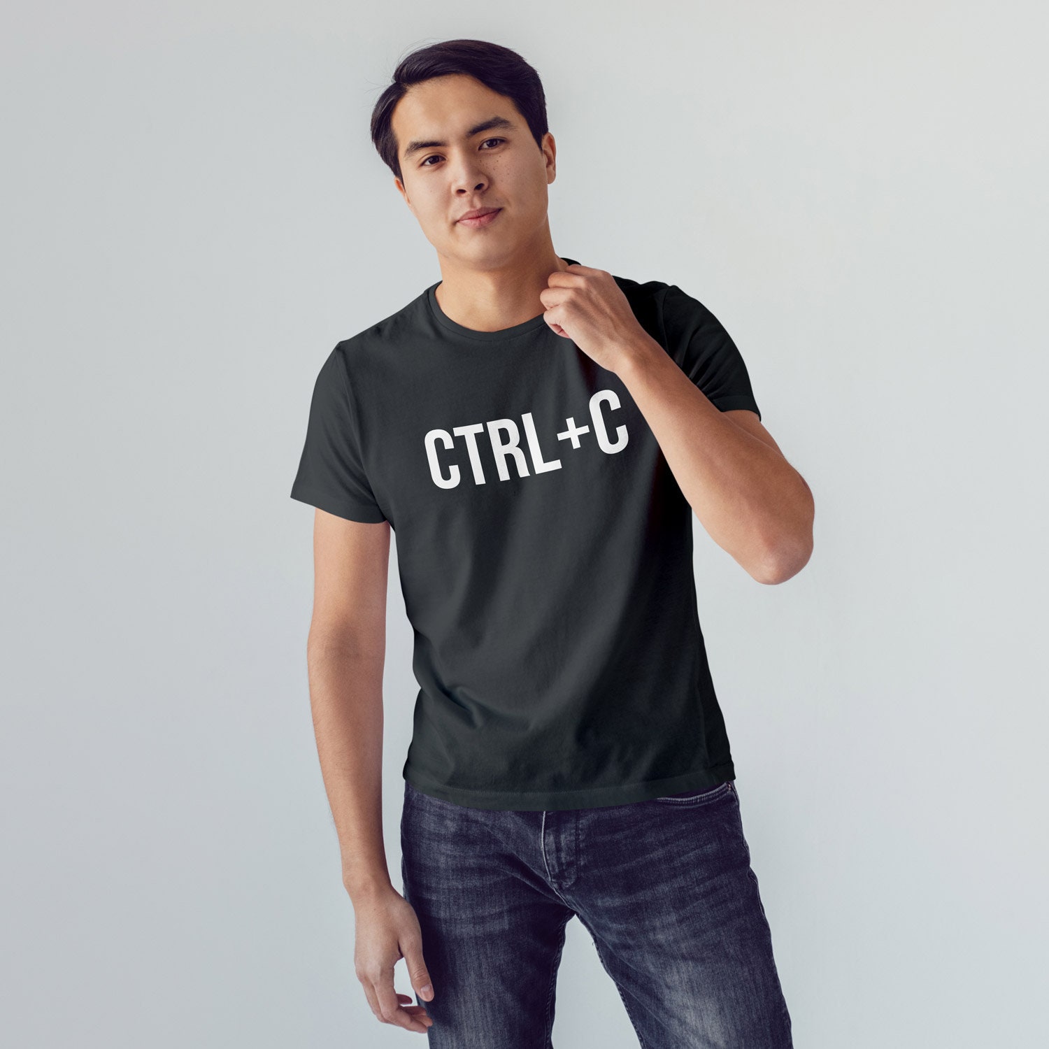 Funny Ctrl + C Ctrl + V Matching Dad Happy Father's Day Unisex T-Shirt Funny Ctrl + C Ctrl + V Matching Dad Happy Father's Day Unisex T-Shirt