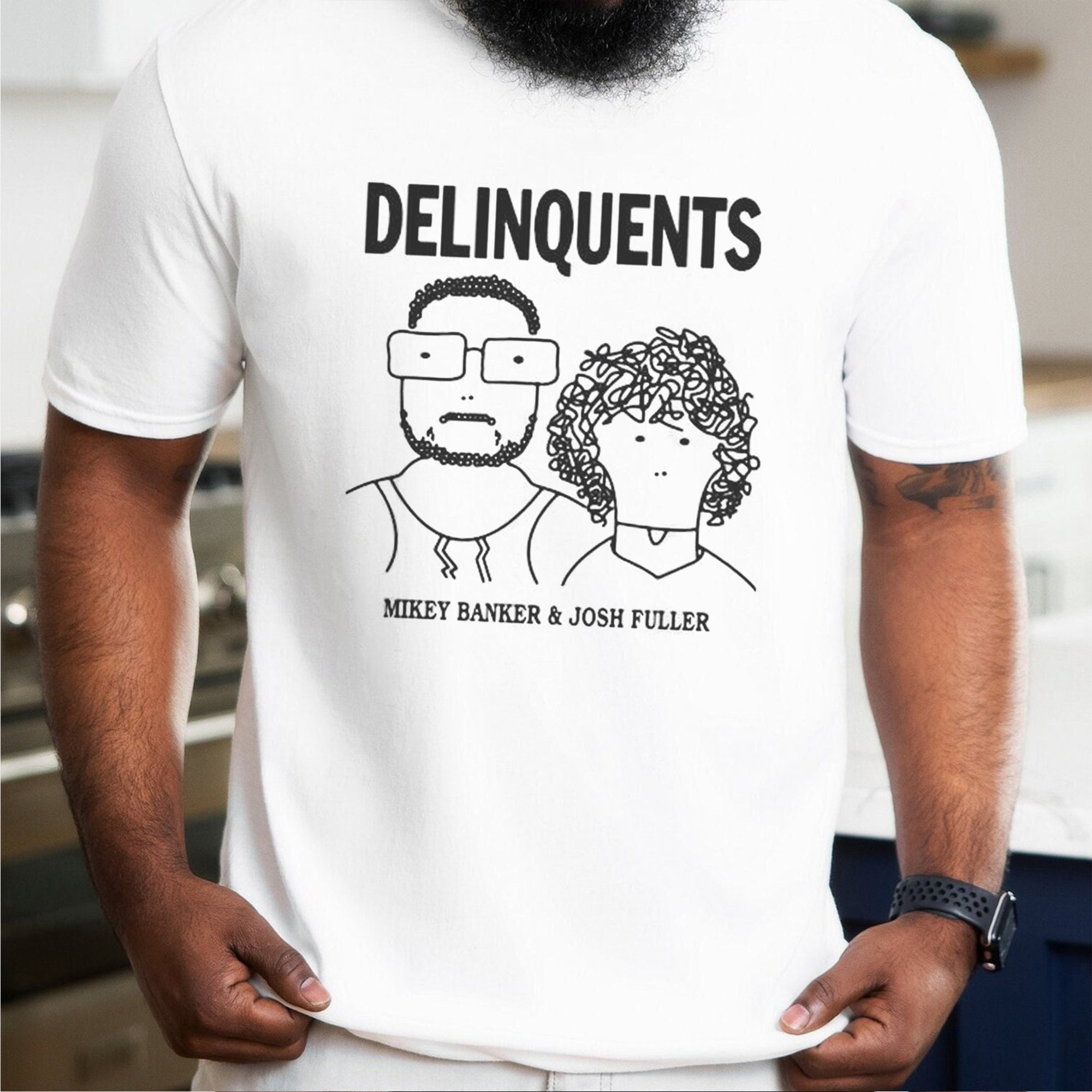 Funny Delinquents Mikey Banker And Josh Fuller Unisex T-Shirt Funny Delinquents Mikey Banker And Josh Fuller Unisex T-Shirt
