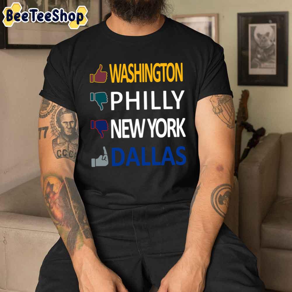 Funny East Standings Washington Commanders Football Unisex T-Shirt Funny East Standings Washington Commanders Football Unisex T-Shirt