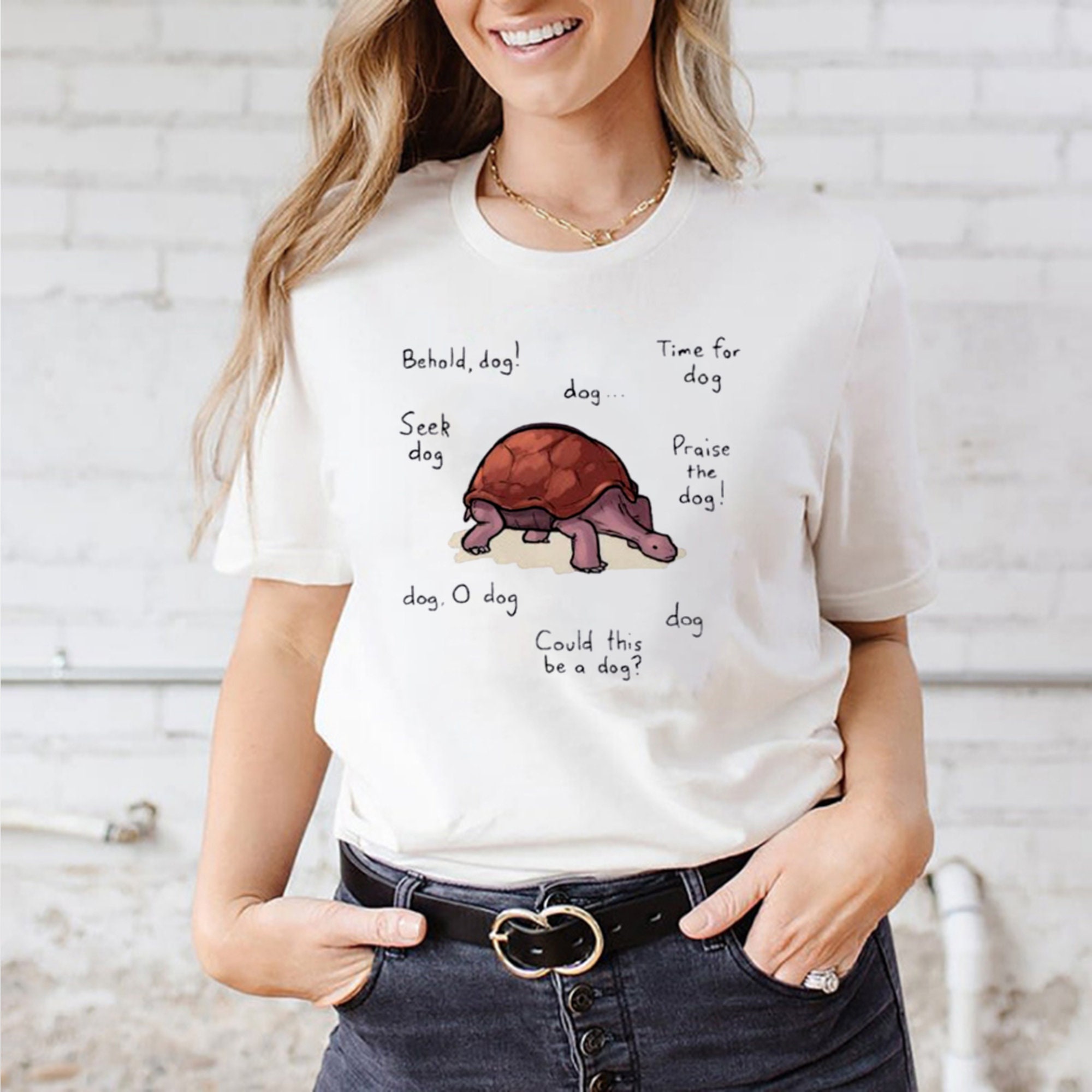 Funny Elden Ring Behold Dog Turttle Unisex T-Shirt Funny Elden Ring Behold Dog Turttle Unisex T-Shirt