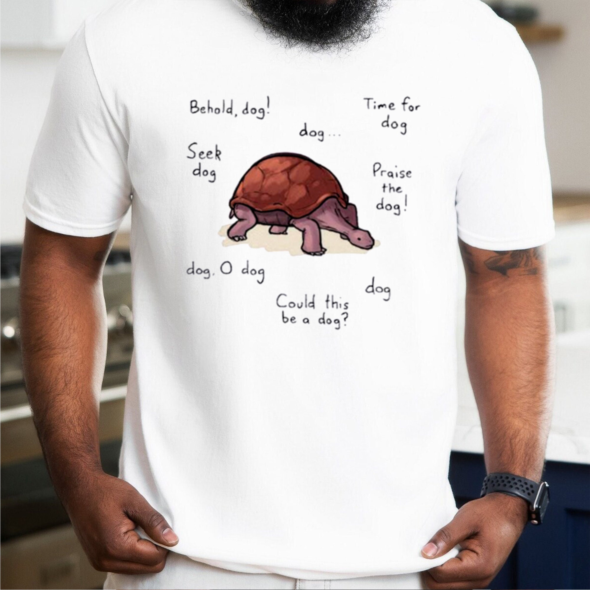 Funny Elden Ring Behold Dog Turttle Unisex T-Shirt Funny Elden Ring Behold Dog Turttle Unisex T-Shirt