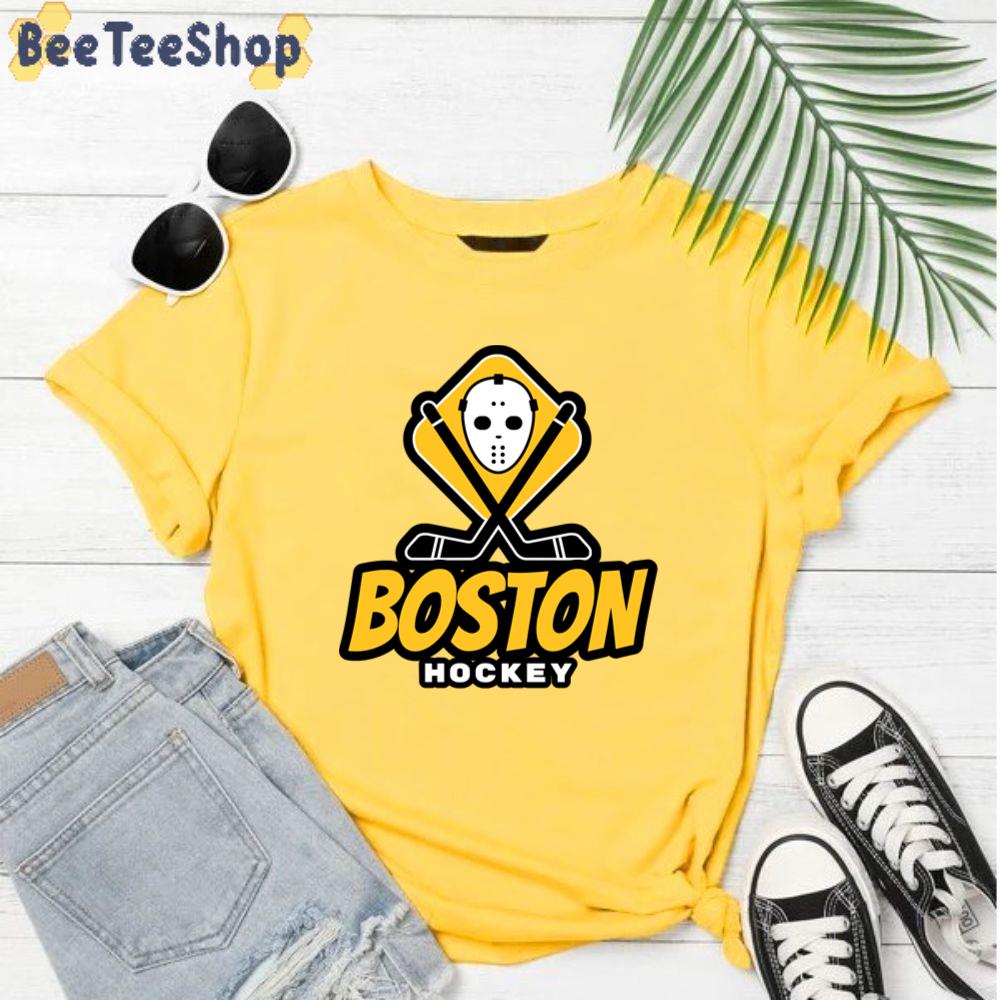 Funny Horror Style Design Boston Bruins Hockey Unisex T-Shirt Funny Horror Style Design Boston Bruins Hockey Unisex T-Shirt